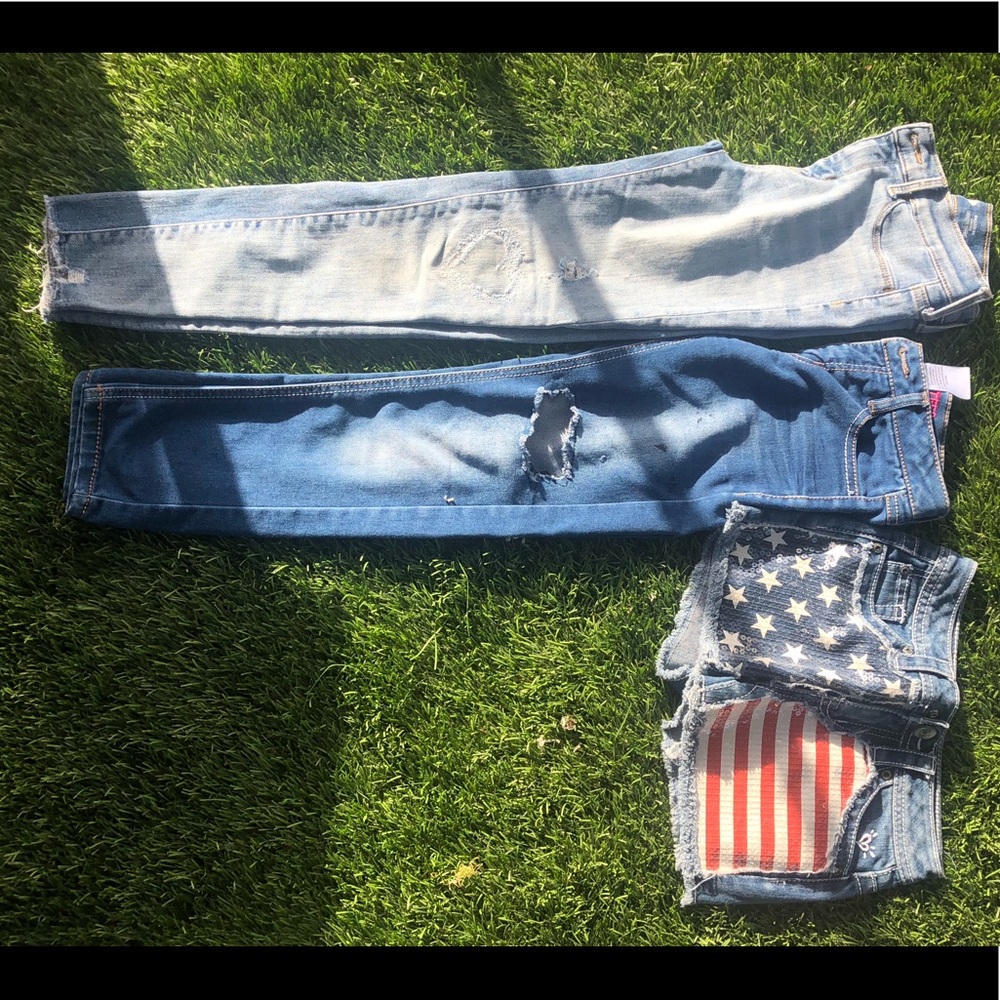 Bundle of jeans+ shorts